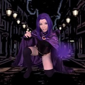 Raven Cosplay in City Scapes