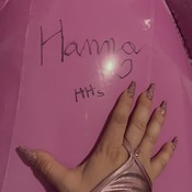 Sign and jump on the pink giant dog!