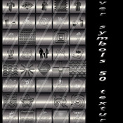 silver symbols 50 textures for imvu creators