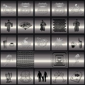 silver symbols 50 textures for imvu creators