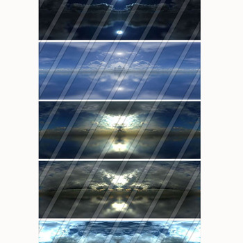 5 skies textures 512x256 for imvu rooms