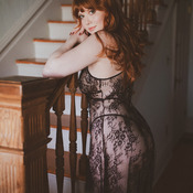 Black Lace Slip