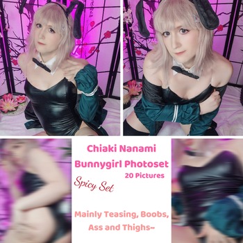 Chiaki Nanami Bunnygirl (Spicy Photoset)