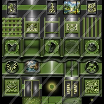 Green Essence 30 textures  for imvu creators 