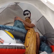 Inflatable camp