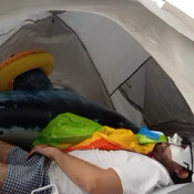 Inflatable camp