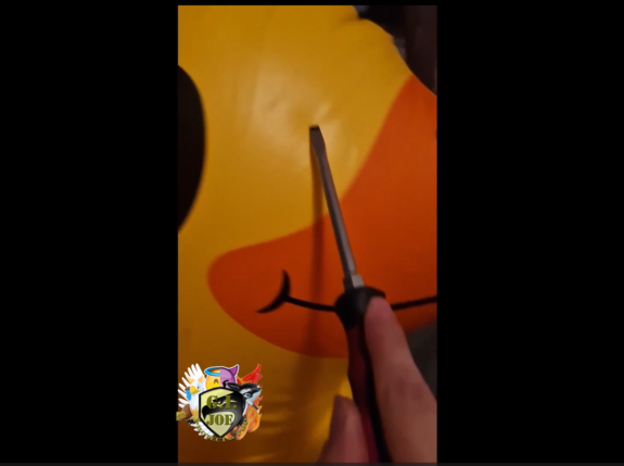 Inflatable Duck Popping and Shredding