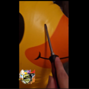 Inflatable Duck Popping and Shredding