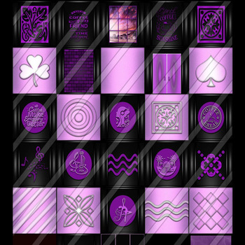 le violet des braves 30 textures  for imvu creators 
