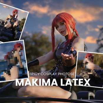 Makima Latex - Spicy Cosplay Photoset