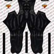Man of Steel Black Suit Cosplay Pattern