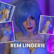 Rem Lingerie - NSFW Cosplay Photoset