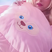 Set HD rubia lingerie