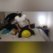 Balloons blow ride ando pop!!