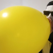 Balloons blow ride ando pop!!