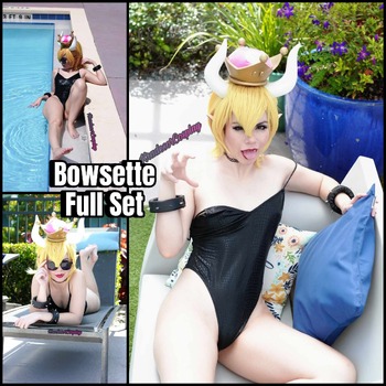 Bowsette Pool Day!