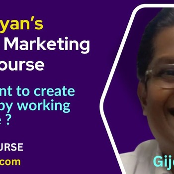 Gijo Vijayan's Affiliate Marketing Video Course - Here is a great Opportunity