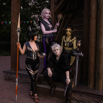 Lazarus, Shadowheart, Astarion, Mintara - Baldurs Gate 3