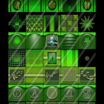 Midnight Green 35 textures for imvu