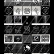 silver and black future 35 textures  for imvu