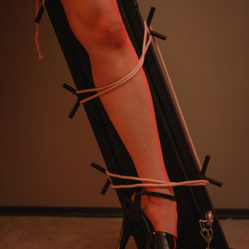 The redhead on the rack