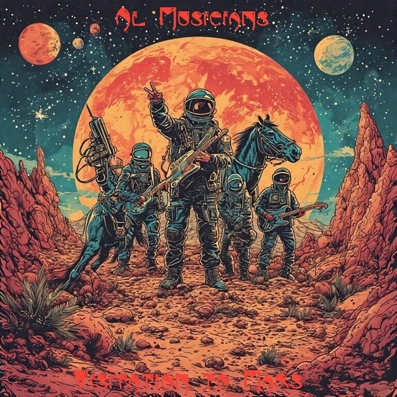 Al Musicians-Visitation to Mars Album 2025