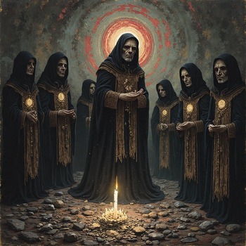 Author Jerome.C.House (American,1991) The Sacrament of Shadows A Gore Human Shrine Ritual 2025