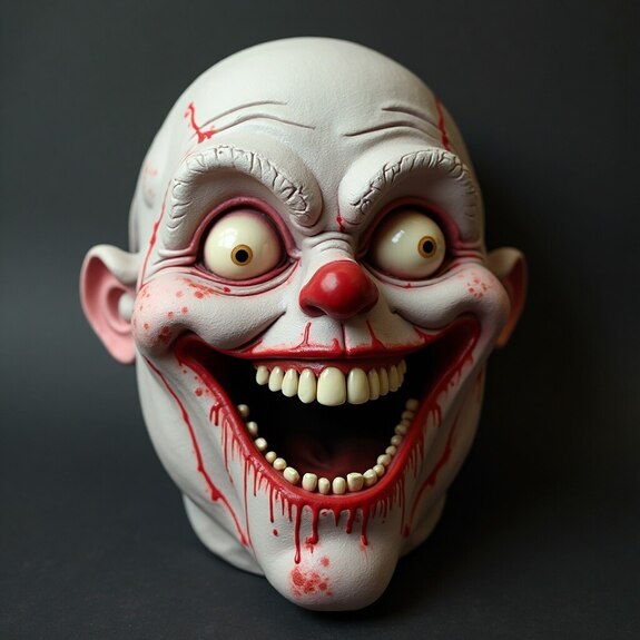 Author Jerome.C.House (American,1991) Cursed Happy Silicone Mask