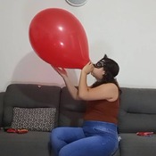 Balloons blow and pop by Alice!!!