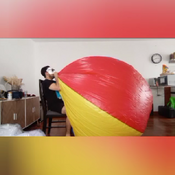 Biggest beachball blow