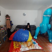 Blow by pump biggest beachbal!! By Alice