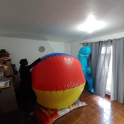 Blow by pump biggest beachbal!! By Alice