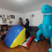 Blow by pump biggest beachbal!! By Alice