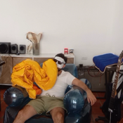 Inflatable duck mouth blow ;)