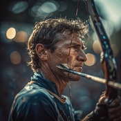 Jerome.C.House (American,1991) Archery Weapon Headshot Tournament 2025