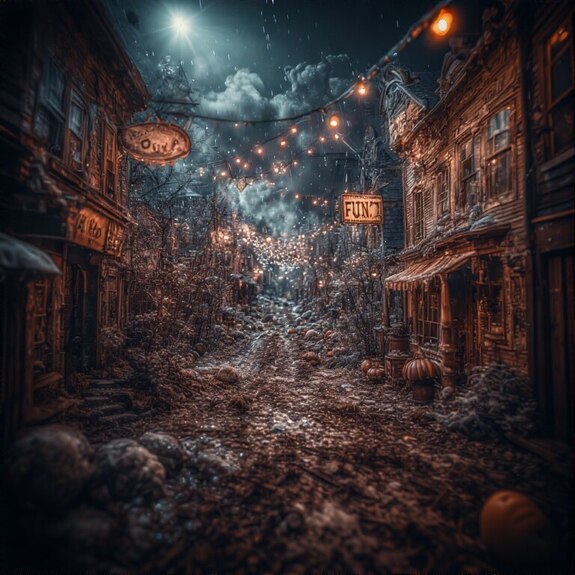 Jerome.C.House (American,1991) Funtown Academy Horror Mystery 2025