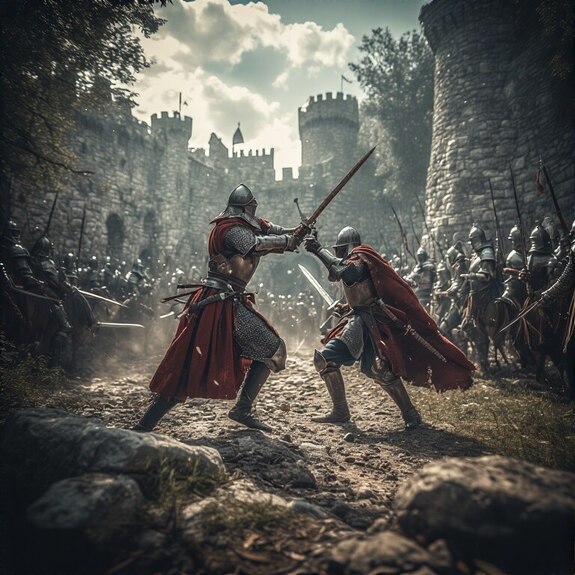 Jerome.C.House (American,1991) Stone Castle Sword Fights 2025