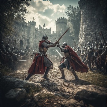 Jerome.C.House (American,1991) Stone Castle Sword Fights 2025