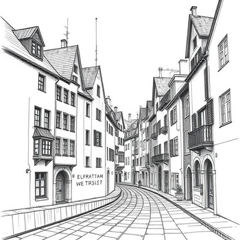 Jerome.C.House (American,1991) Abstract Town 2025