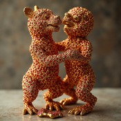 Jerome.C.House (American,1991) 14k Gold&Red Diamond Sculptures Collections 2025