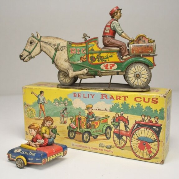 Jerome.C.House (American,1991) Antique Tin Lithograph Toys 2025