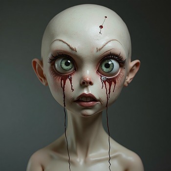 Jerome.C.House (American,1991) Haunting Hyper-Realistic Sculptures with Glass Eyes Collections 2025