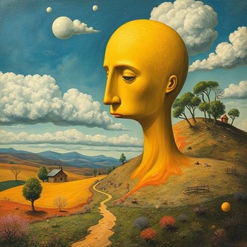 Jerome.C.House (American,1991) Johnny the Yellow Head 2025