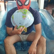 Kinky small inflatable video