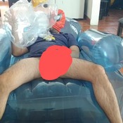 Kinky small inflatable video