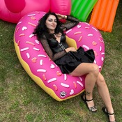 Lera black cat with inflatables