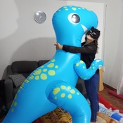 Sexy ride big inflatable Dino by Alice!!!