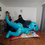 Sexy ride big inflatable Dino by Alice!!!