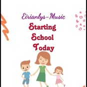 Starting School Today (With Royalty Free License)