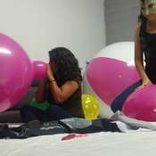 Tuftex 24 blow to pop and sit to pop!! Alice and Julie!!